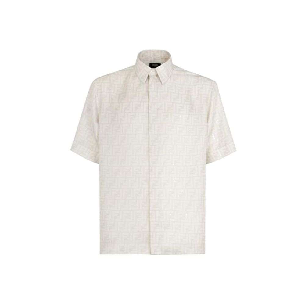 Fendi Logo Silk Shirt