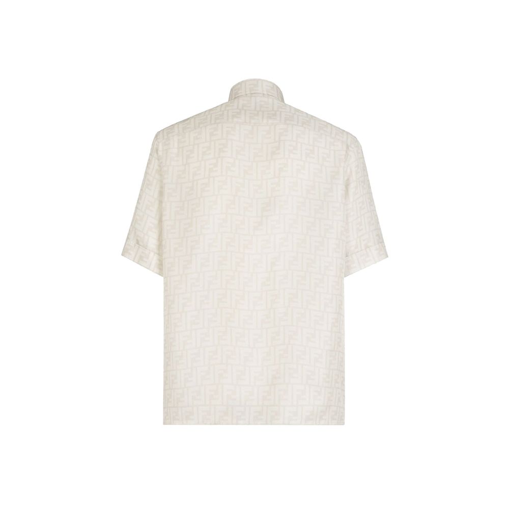 Fendi Logo Silk Shirt