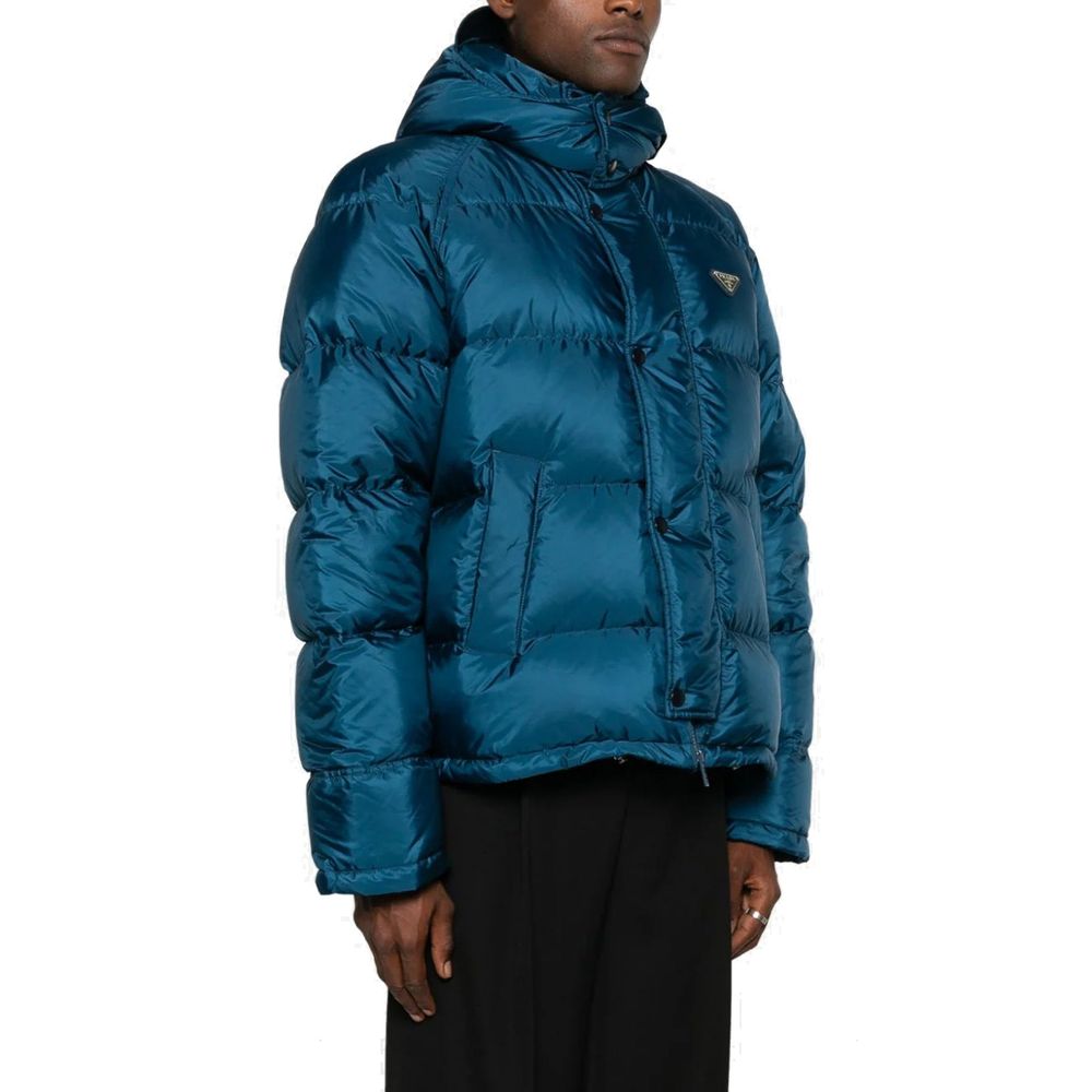 Prada Triangle Logo Down Jacket