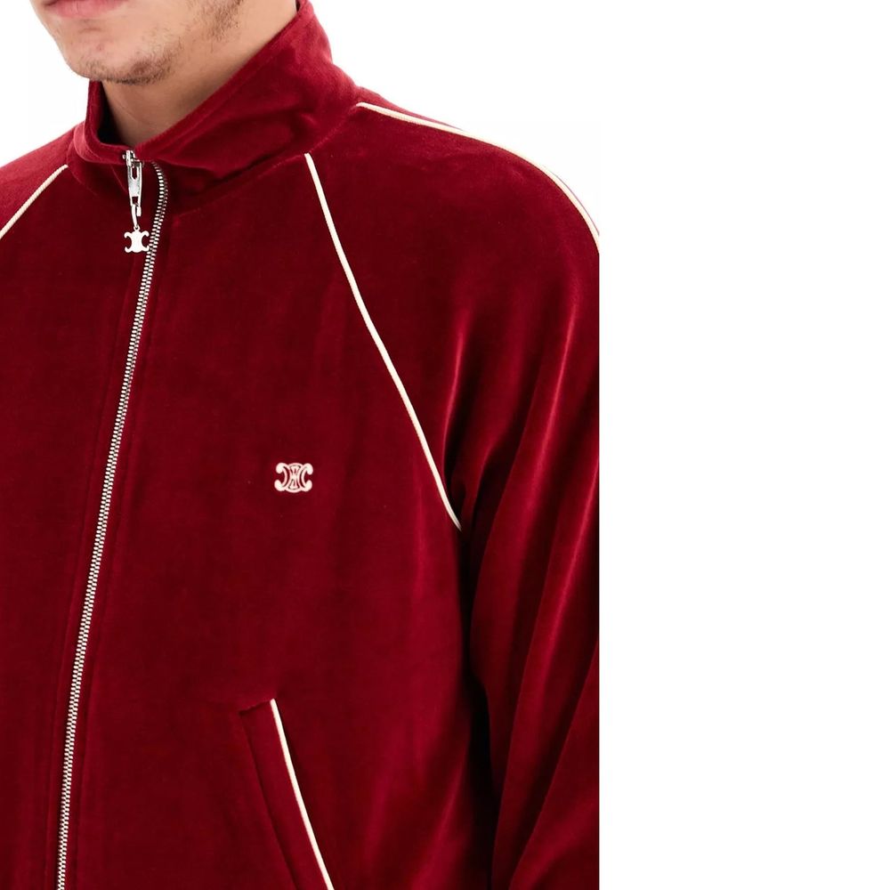 Celine Triomphe Velvet Swetshirt