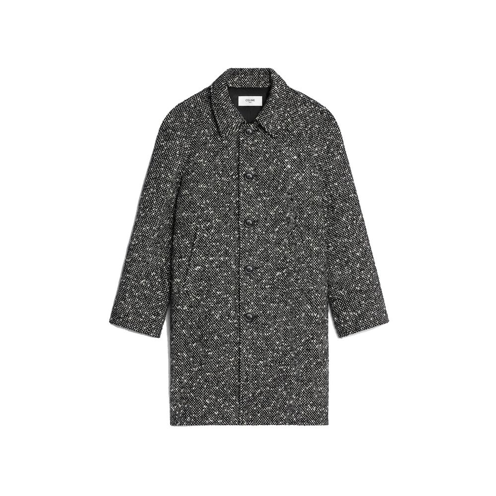 Celine Céline Camden Wool Tweed Coat