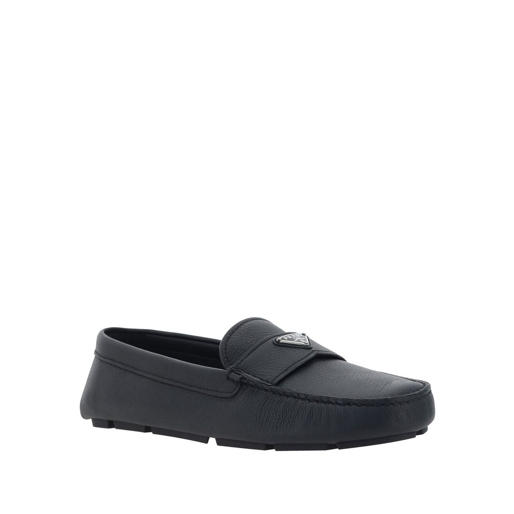 Prada Drive Leather Loafers
