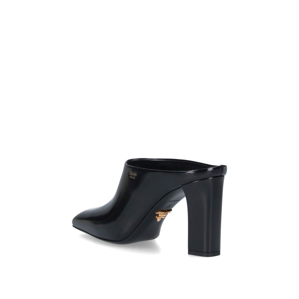 Prada Leather Logo Mules