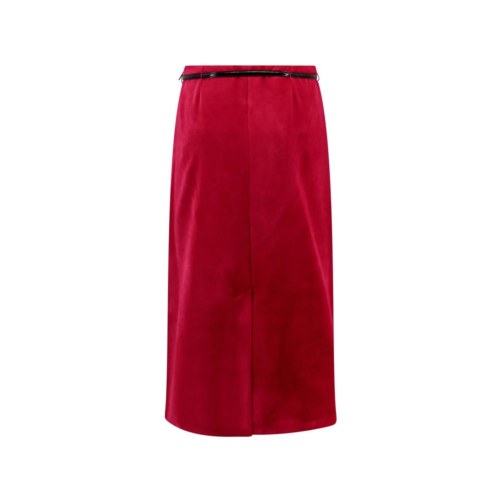 Gucci Velvet Bloom Midi Skirt