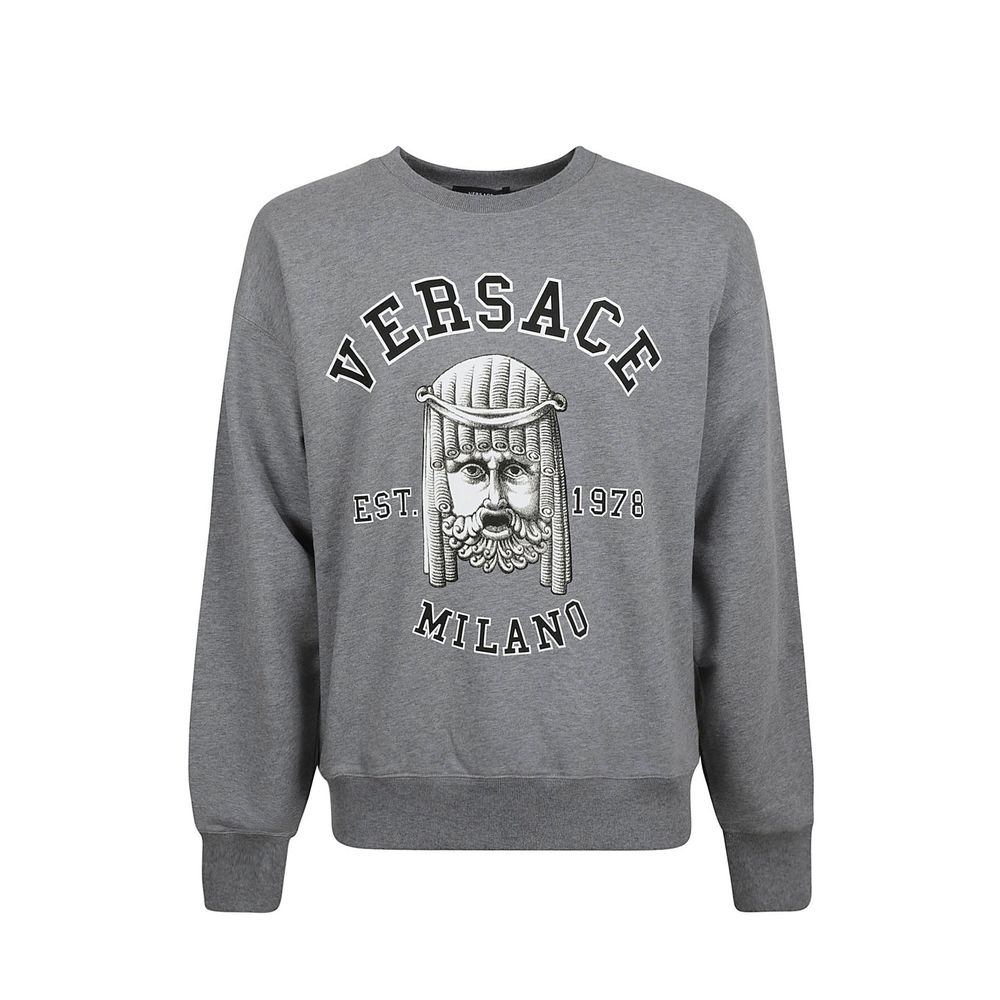 Versace Cotton Crewneck Sweatshirt