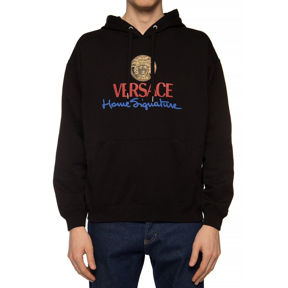 Versace Logo Hooded Sweatshirt