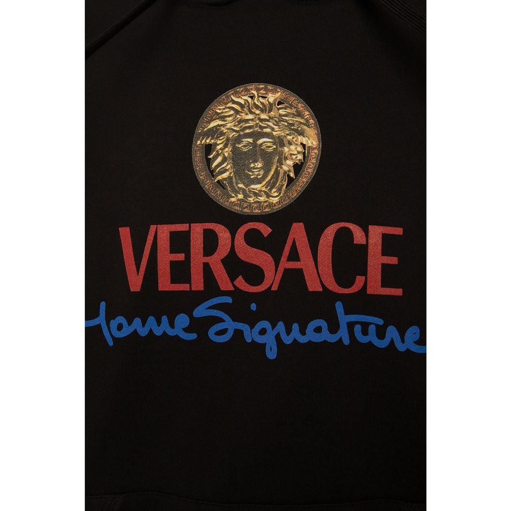 Versace Logo Hooded Sweatshirt
