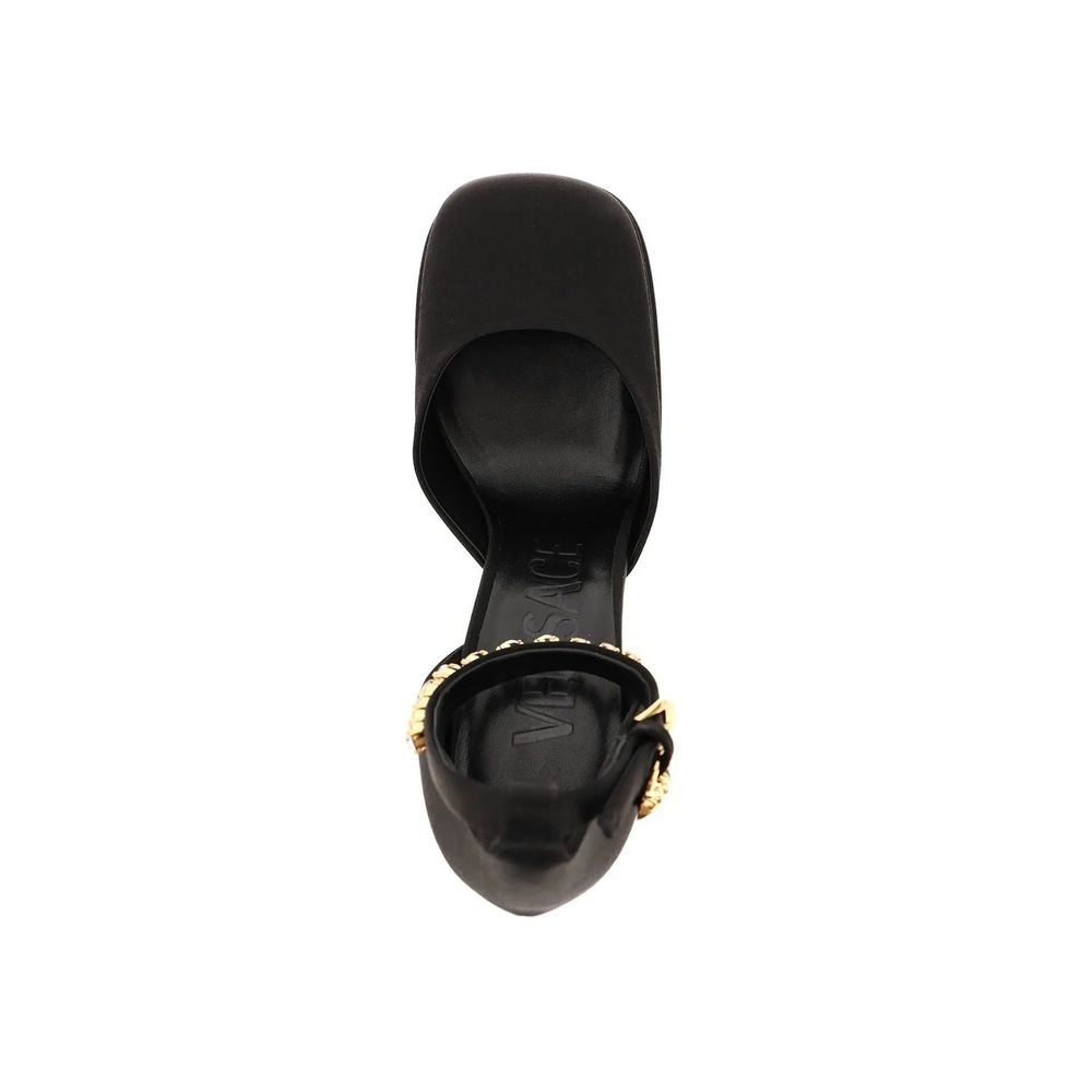 Versace Silk Satin Platform Pumps