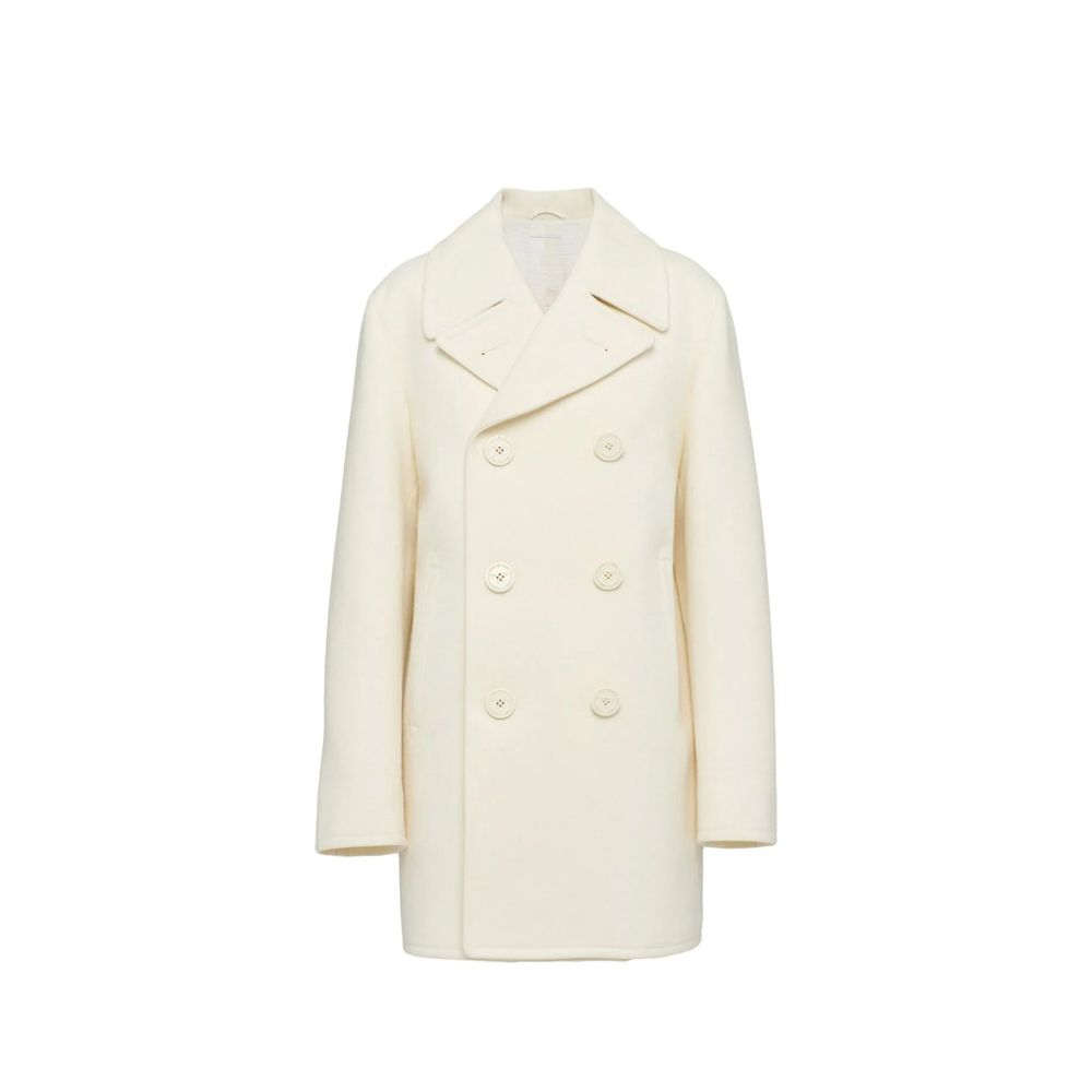 Prada Double-Breasted Wool Coat
