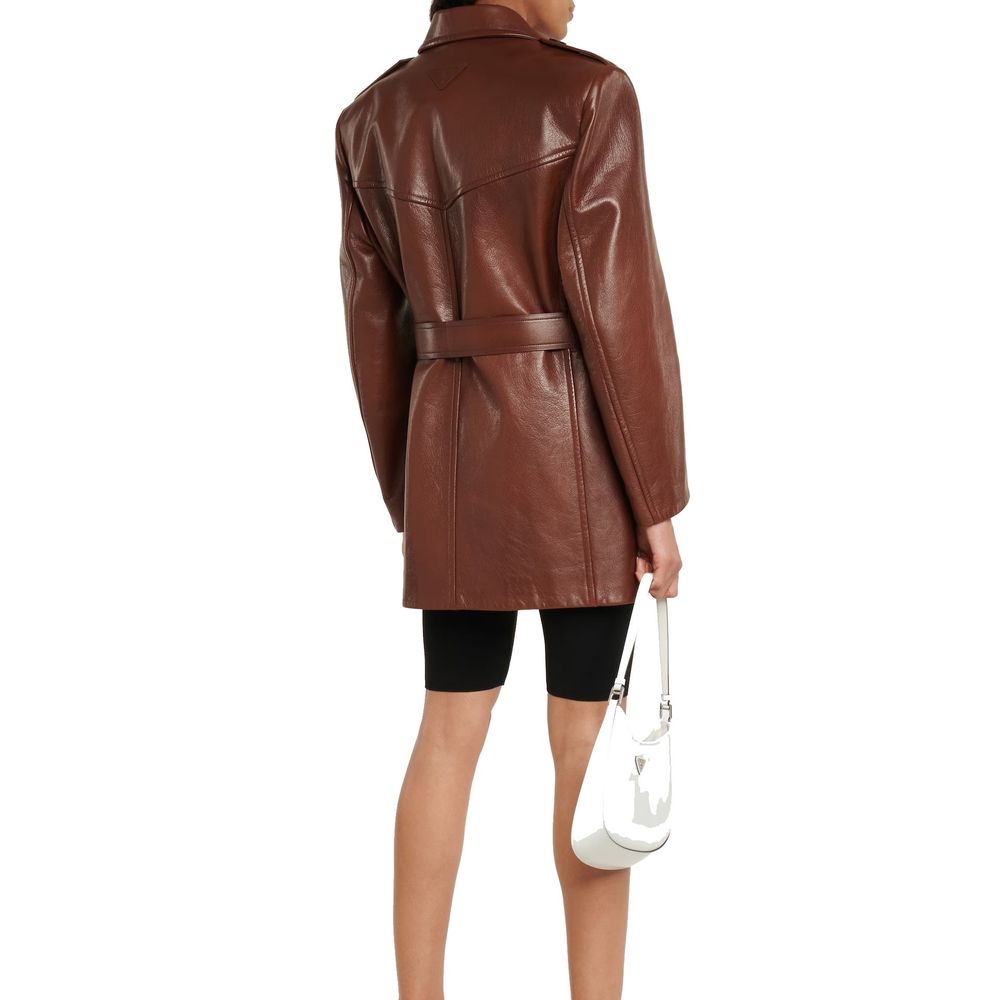 Prada Leather Coat
