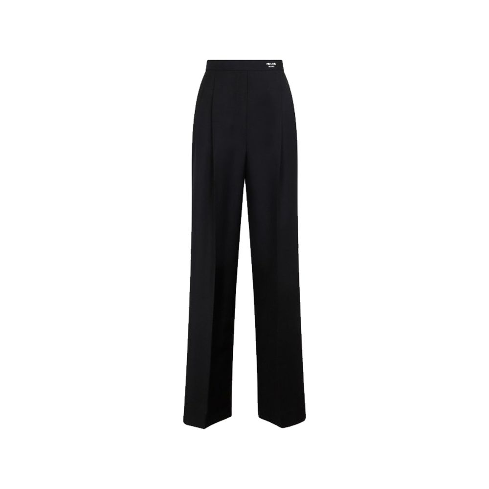 Prada Wool Classic Logo Pants