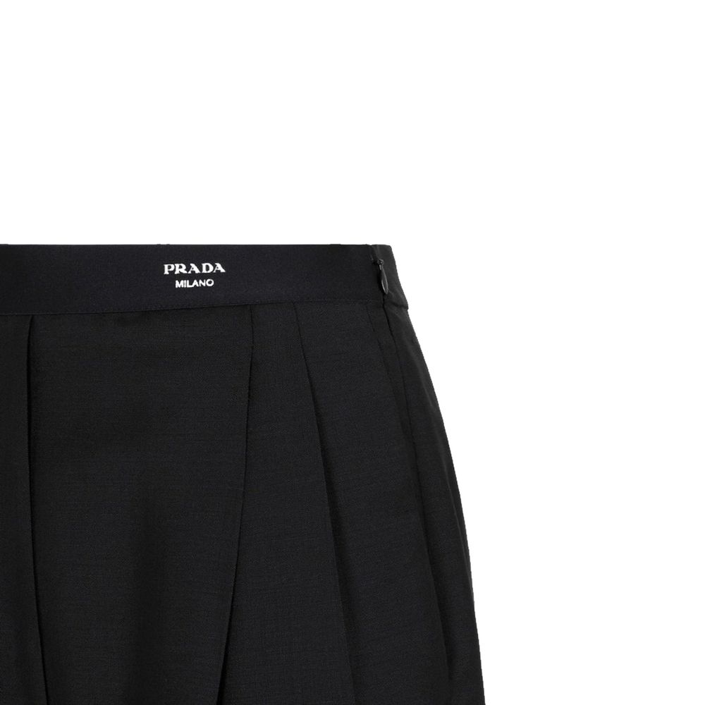 Prada Wool Classic Logo Pants