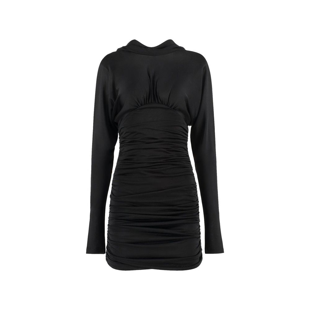 Saint Laurent Cowl Back Mini Dress