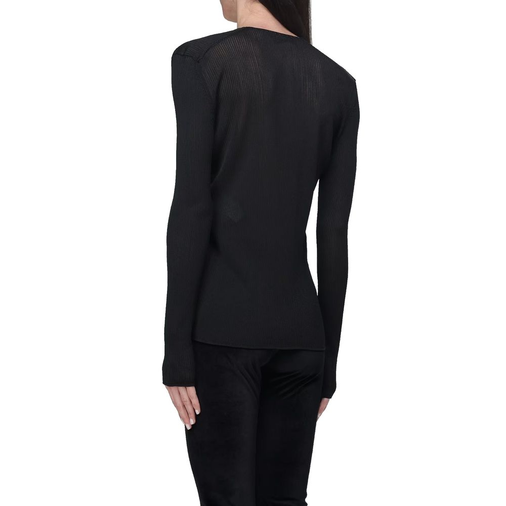 Tom Ford Sheer Fine-Ribbed Top