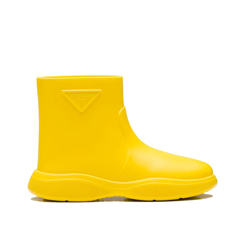 Prada Logo Rubber Boots
