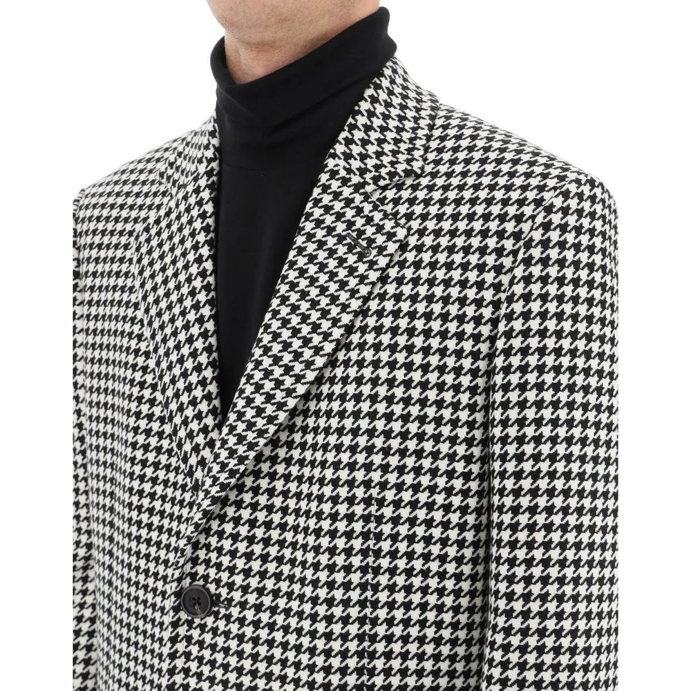Alexander McQueen Pied-De-Poule Wool Coat