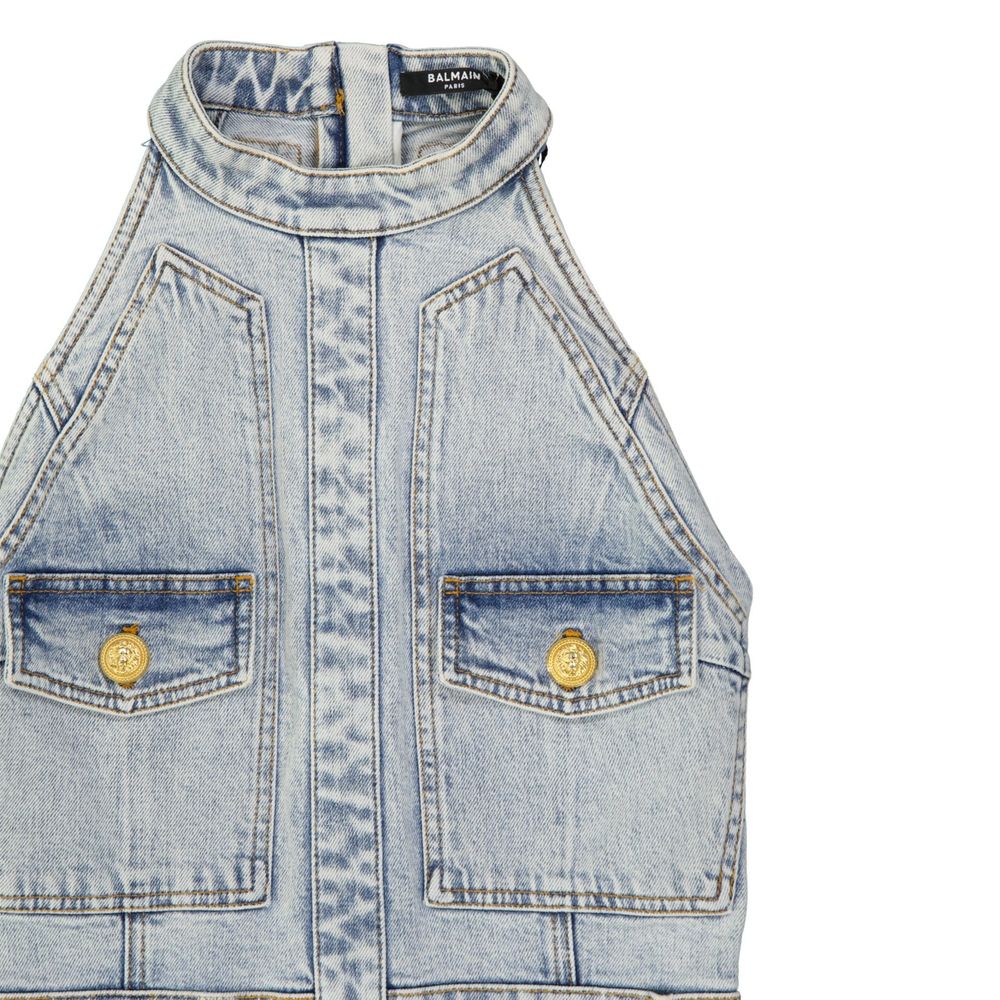 Balmain Denim Mini Dress