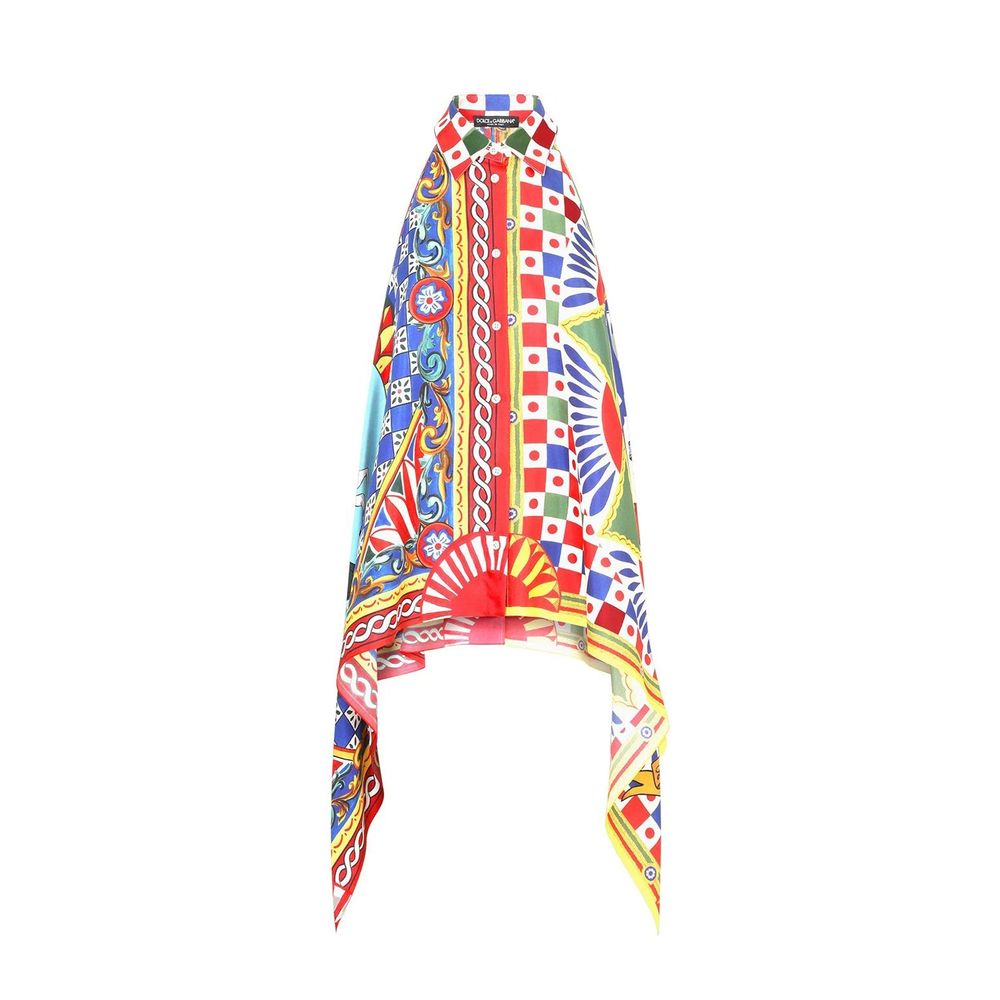 Dolce & Gabbana Dolce&Gabbana Halterneck Silk Shirt