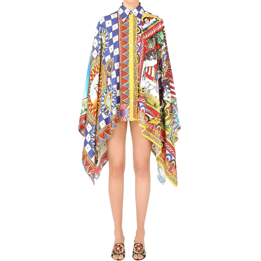 Dolce & Gabbana Dolce&Gabbana Carretto Poncho Shirt