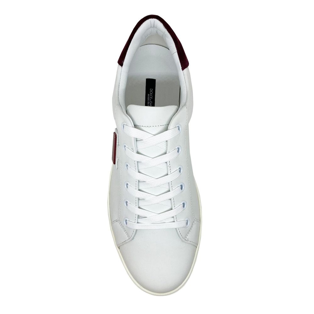 Dolce & Gabbana Logo Leather Sneakers