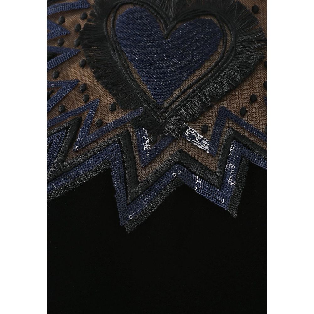 Fendi Fur Trim Velvet Midi Dress