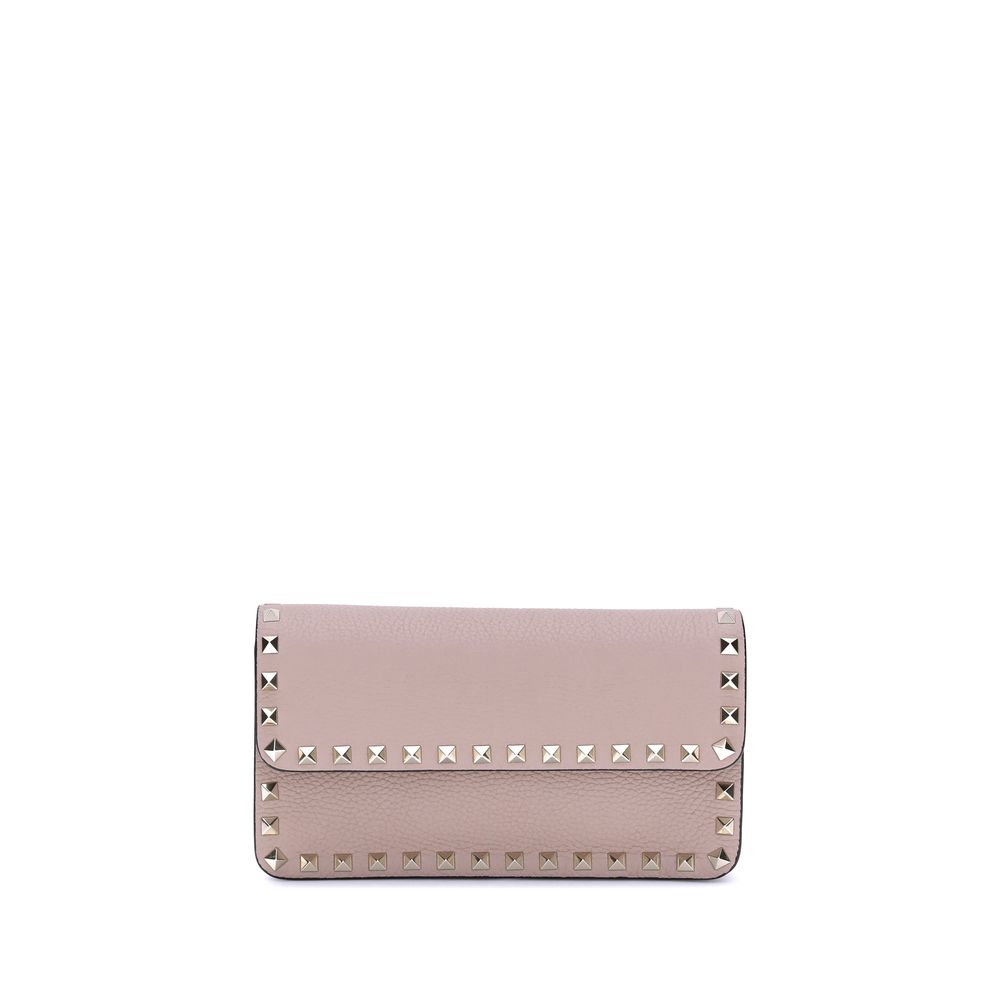 Valentino Garavani Rockstud Pochette with chain