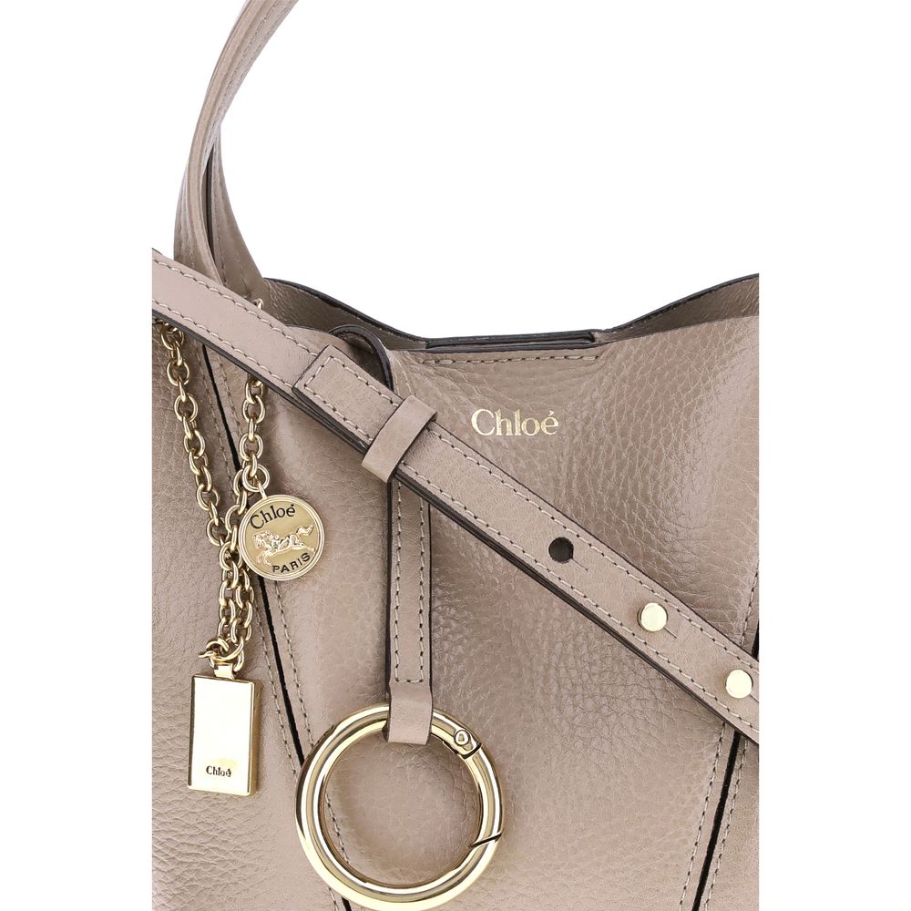 Chloé Beige Calf Leather Bos Taurus Shoulder Bag