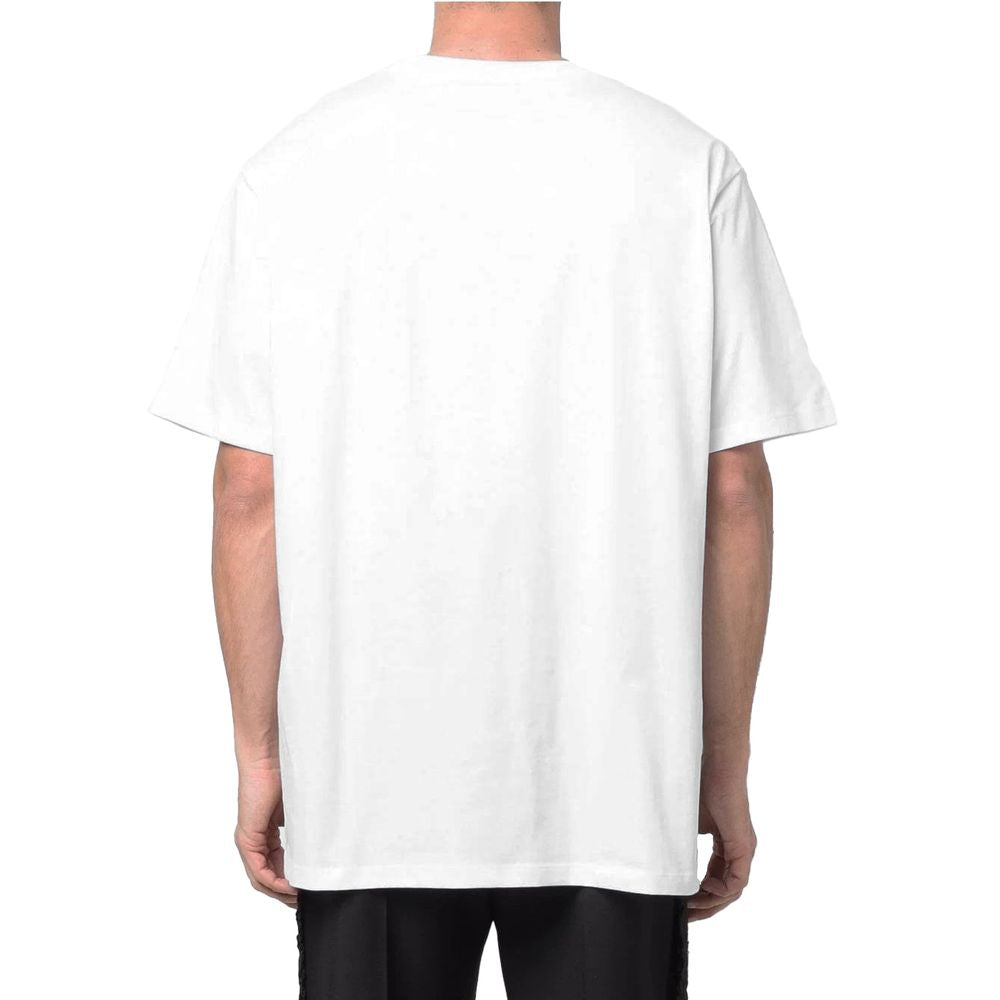 Balmain White Cotton T-Shirt