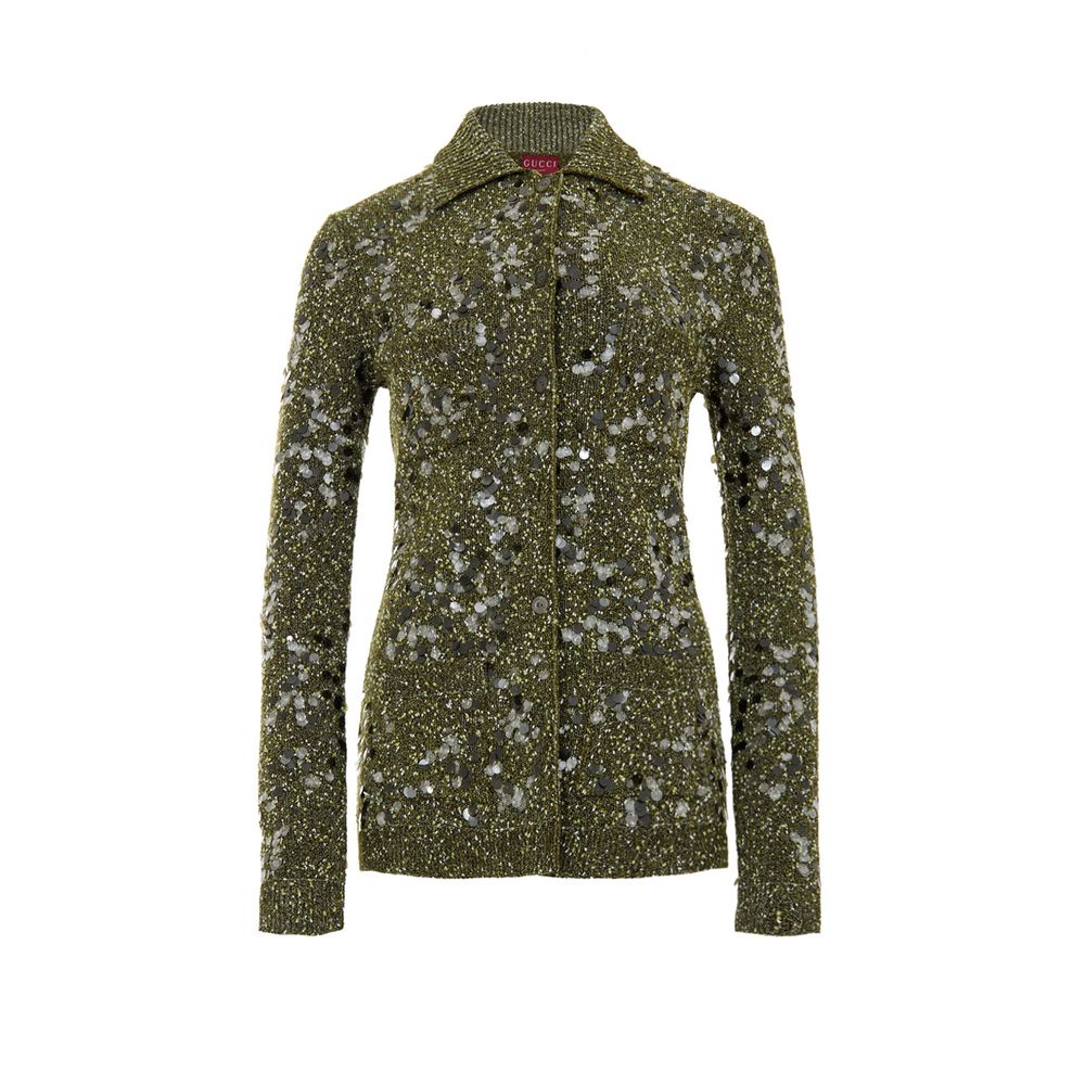 Gucci Army Viscose Cardigan