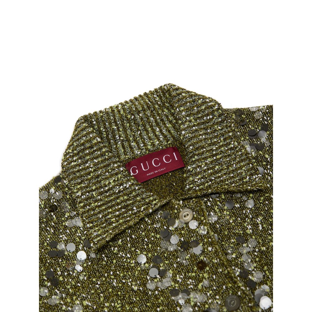 Gucci Army Viscose Cardigan