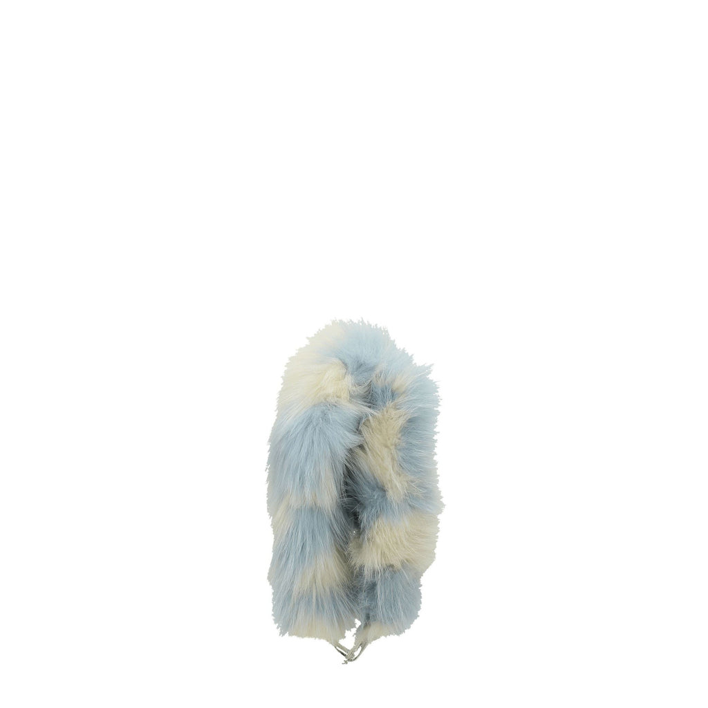 Miu Miu Light Blue Fur Shoulder Bag