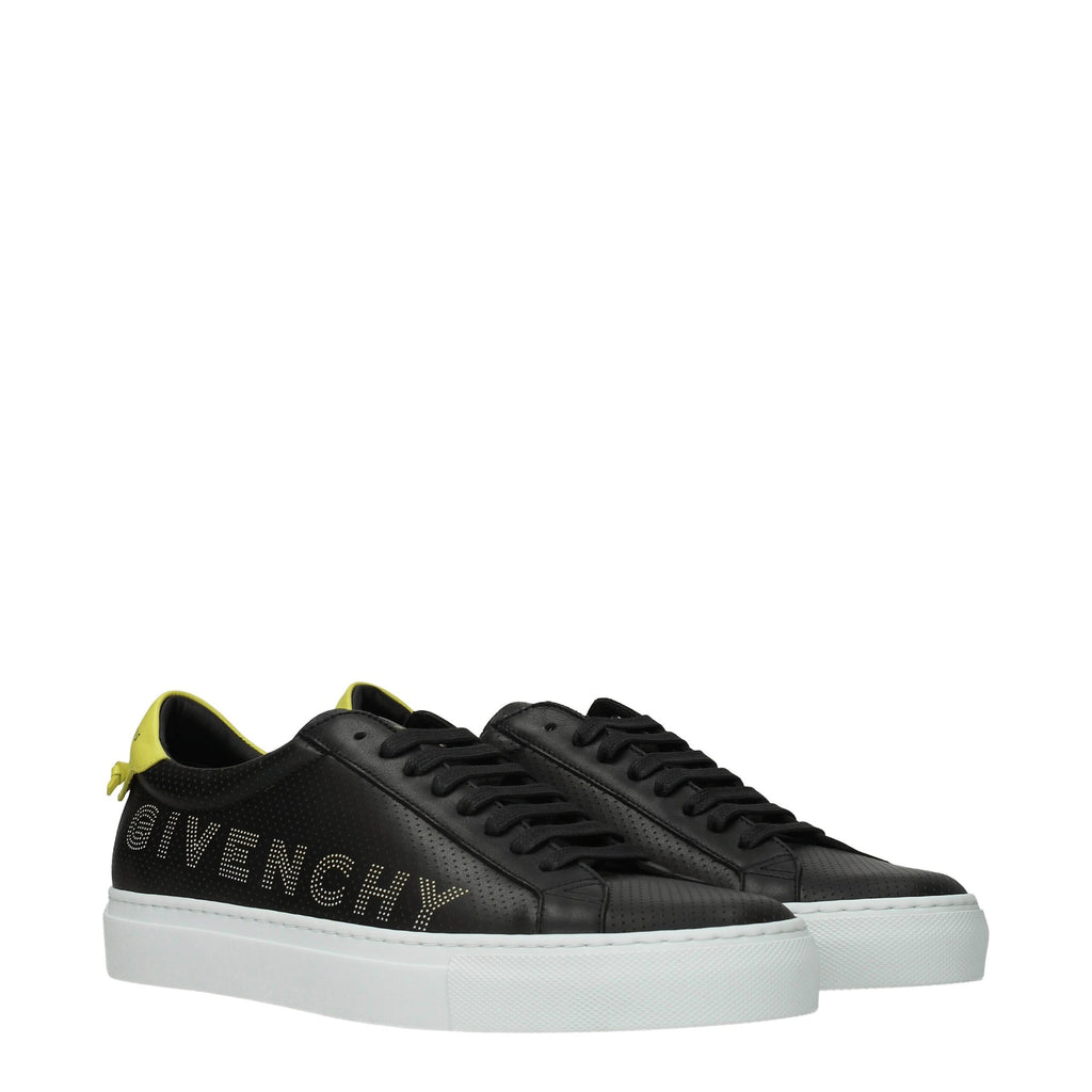 Givenchy Black Leather Low Tops