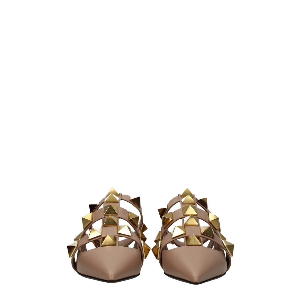 Valentino Garavani Pink Leather Sandals