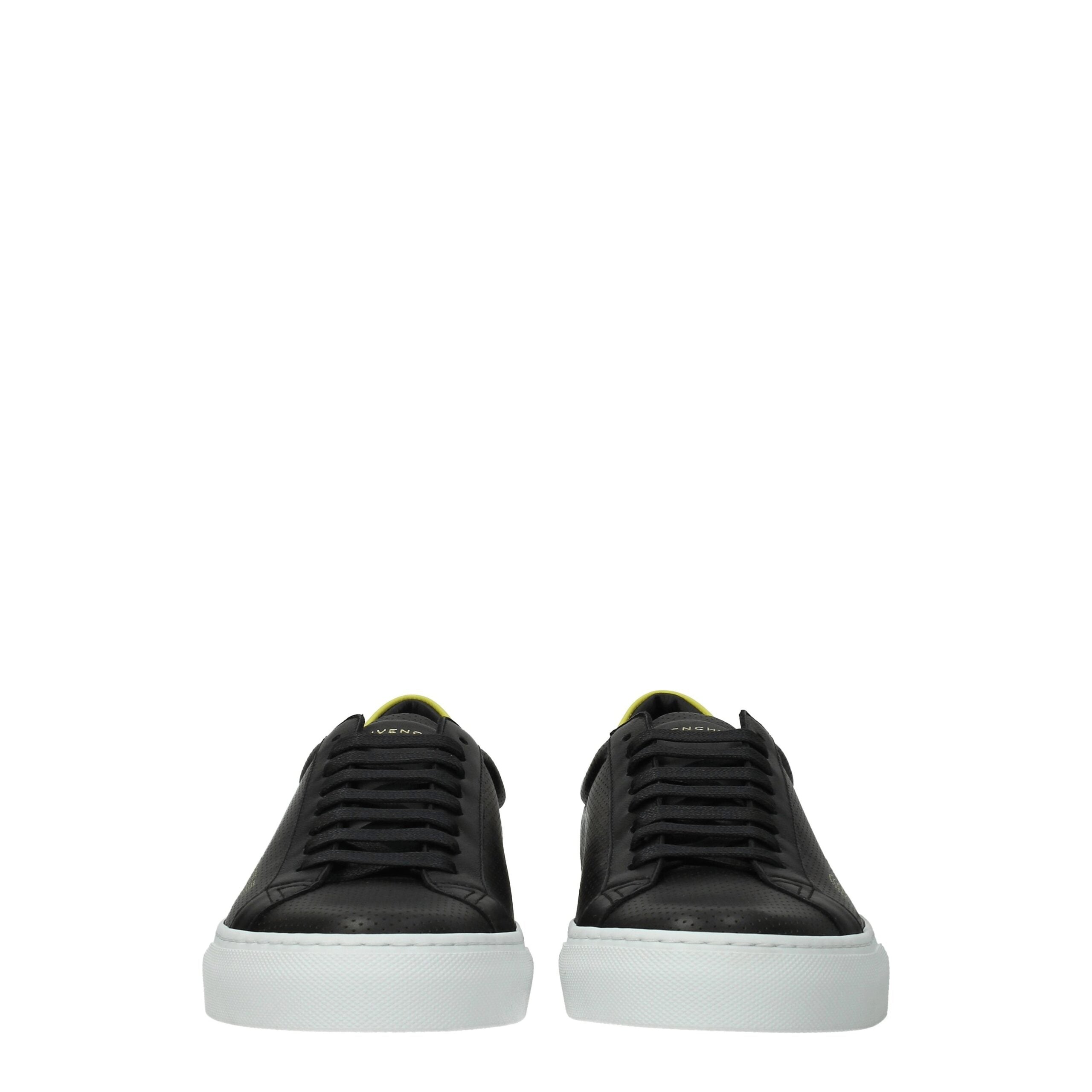 Givenchy Black Leather Low Tops