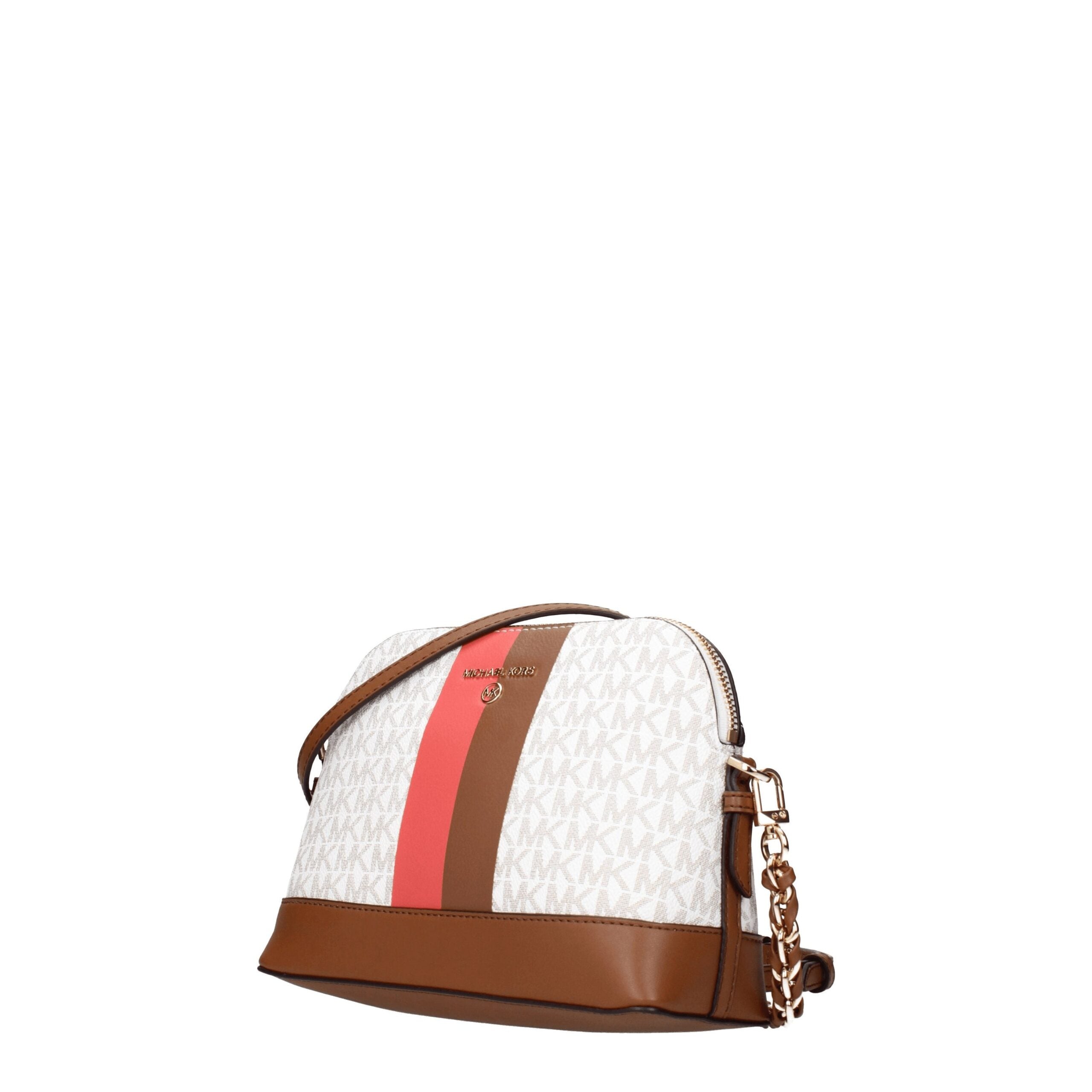 Michael Kors Beige Fabric Crossbody Bags