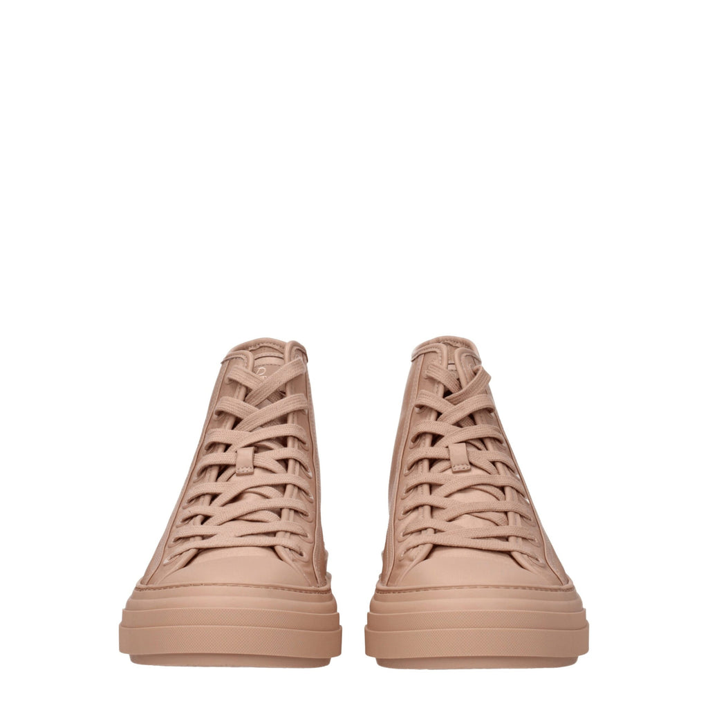 Valentino Garavani Pink Fabric High Tops