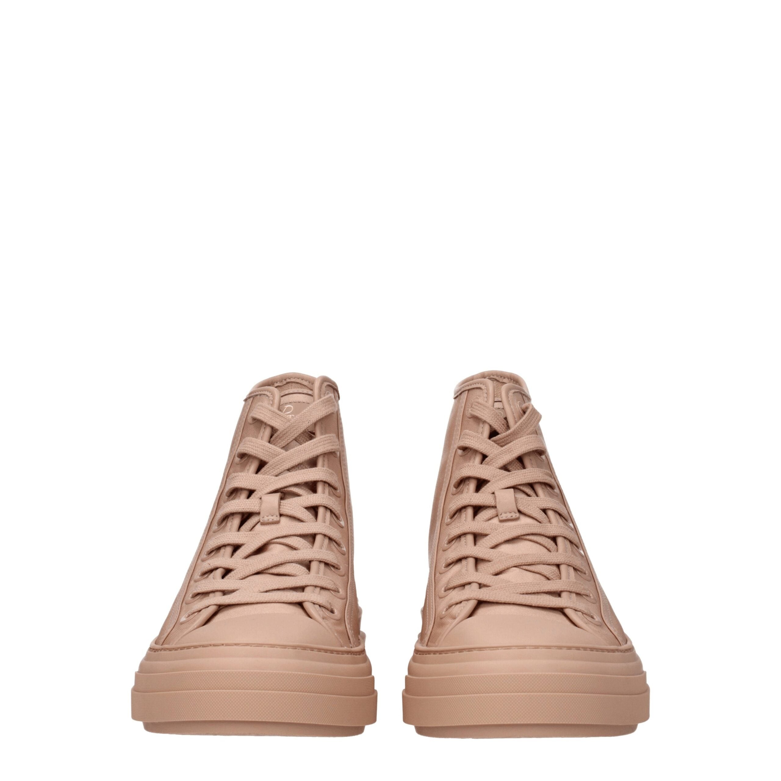 Valentino Garavani Pink Fabric High Tops