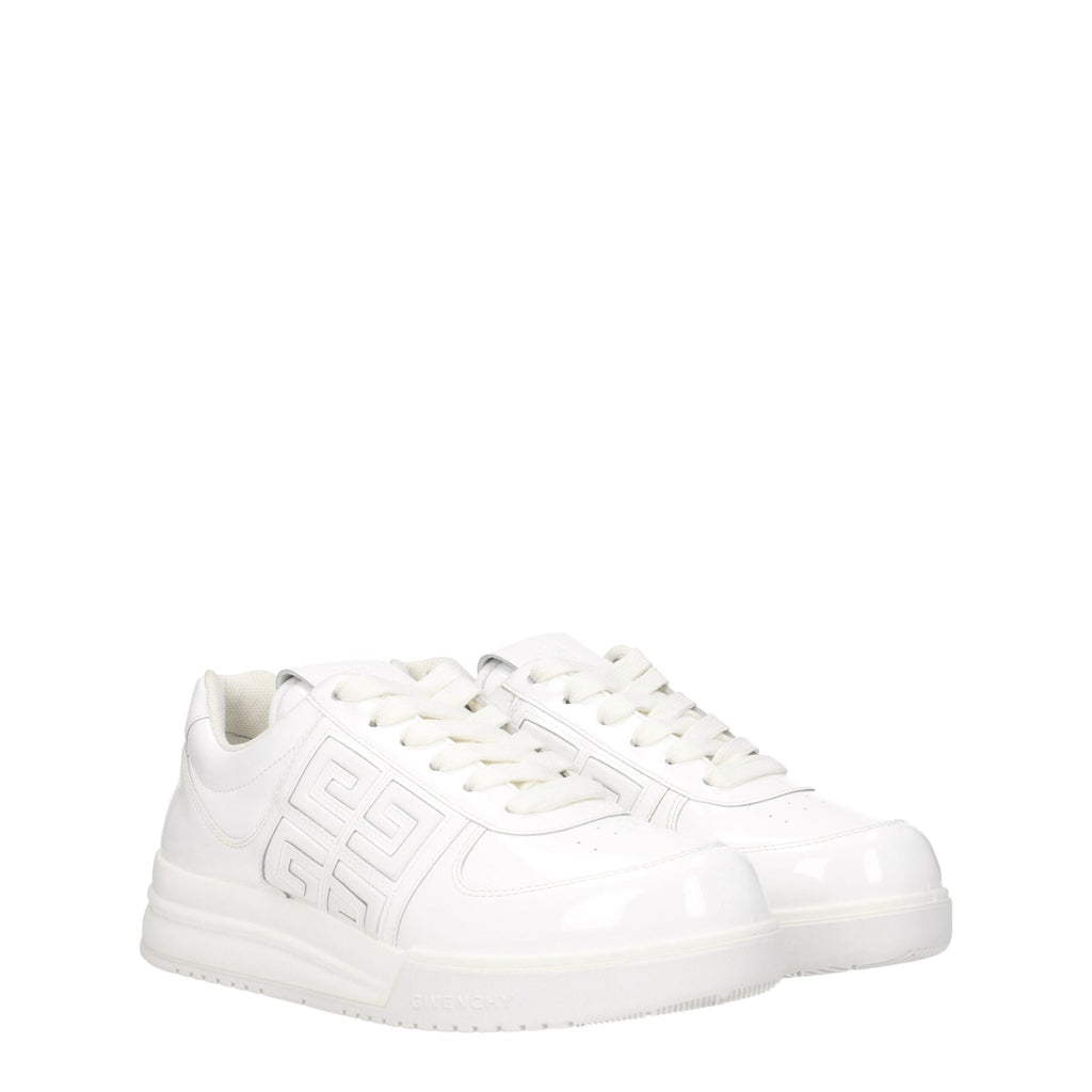 Givenchy White Leather Low Tops