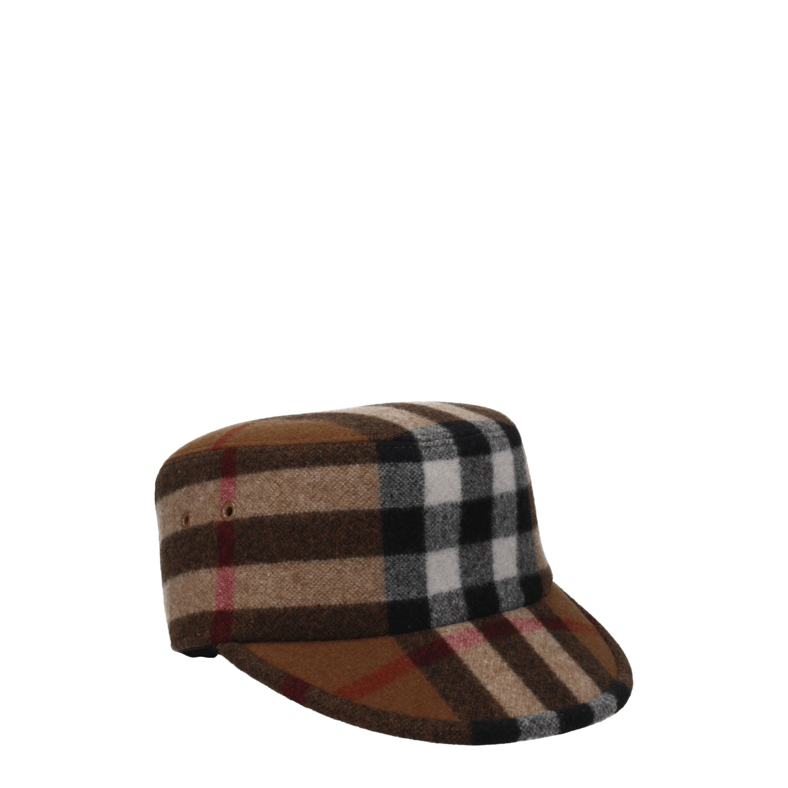 Burberry Brown Wool Caps (Baseball Hat)