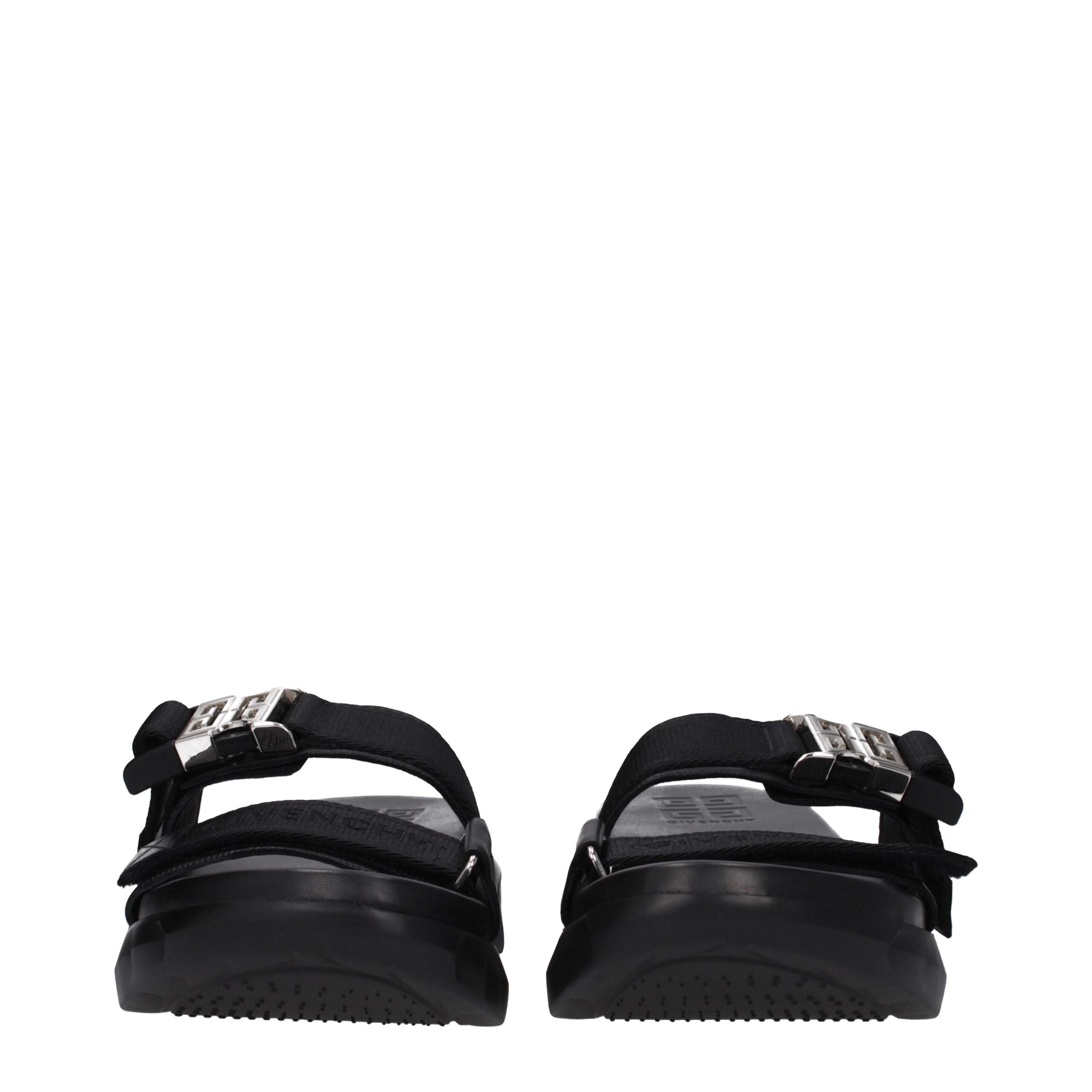Givenchy Black Fabric Slippers