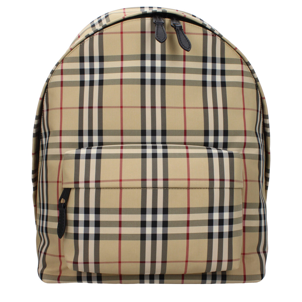Burberry Beige Fabric Backpack