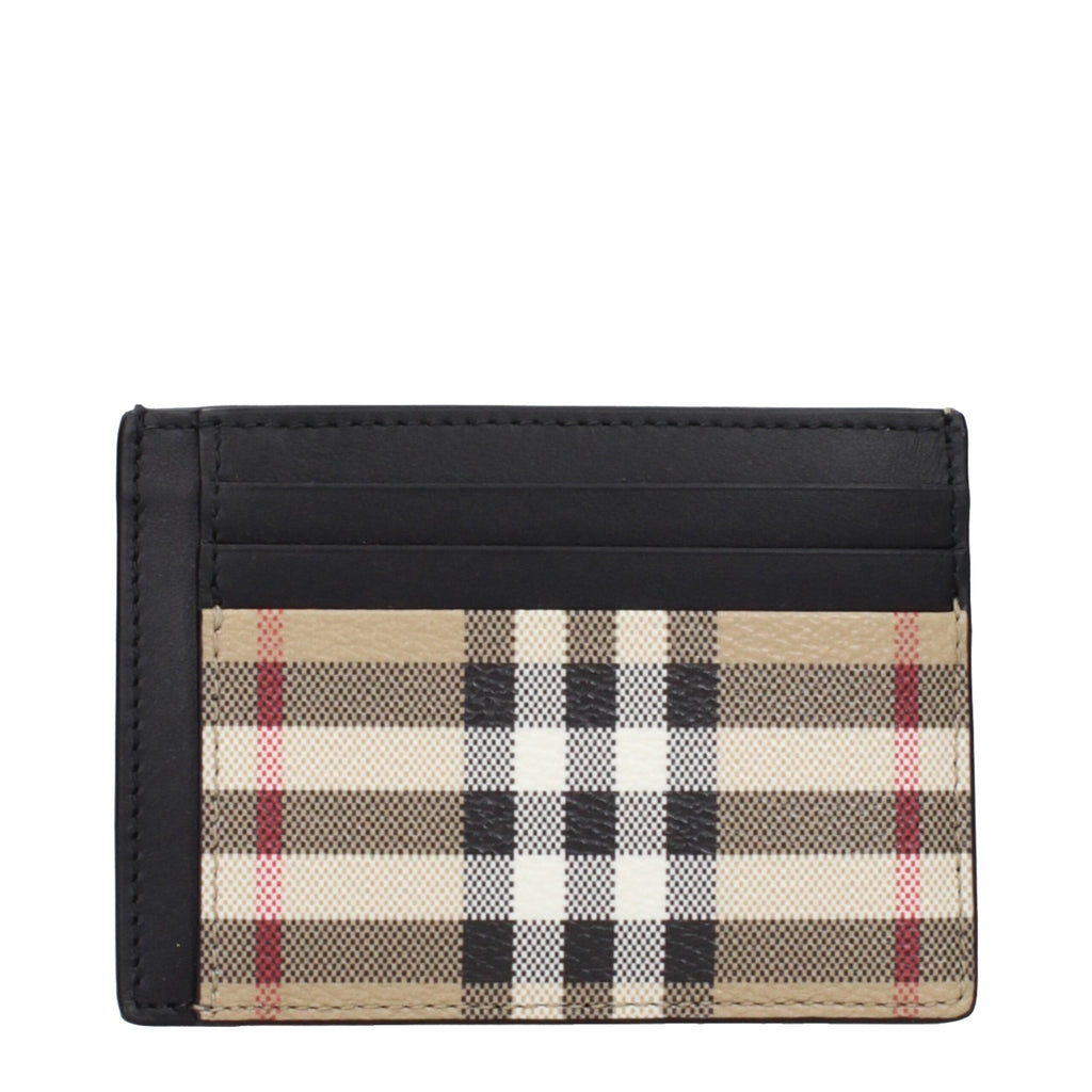 Burberry Beige Fabric Cardholders