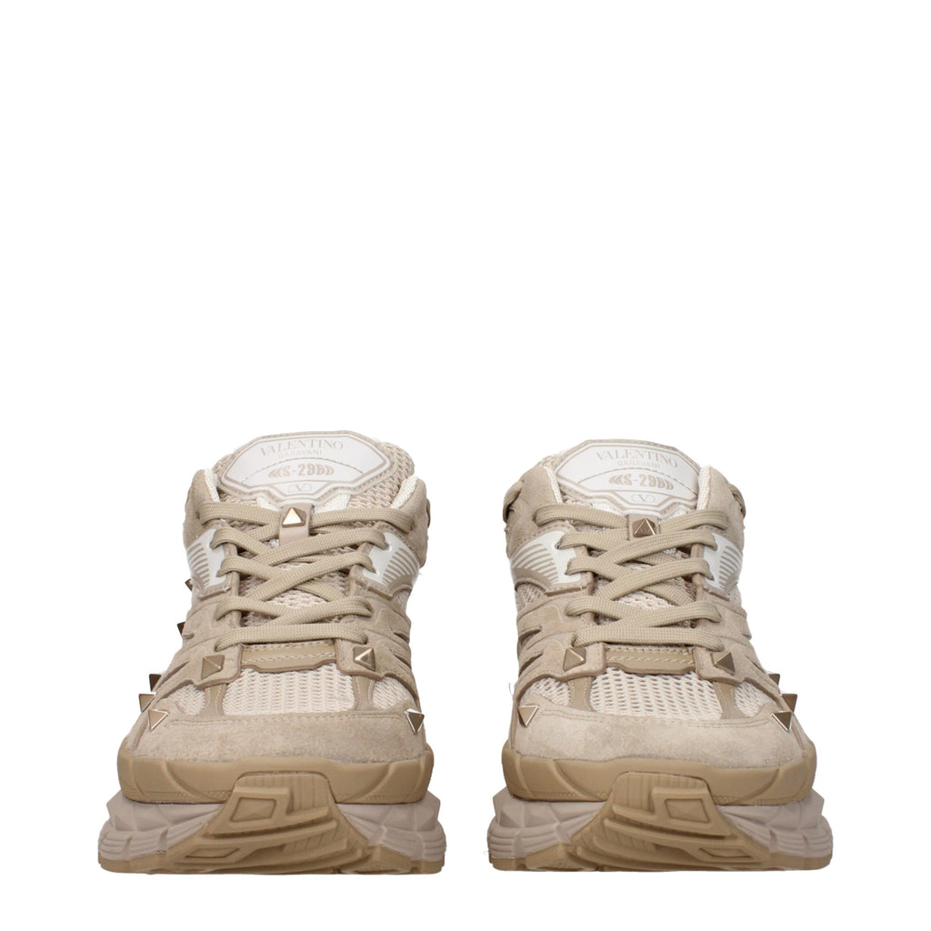 Valentino Garavani Beige Fabric Low Tops