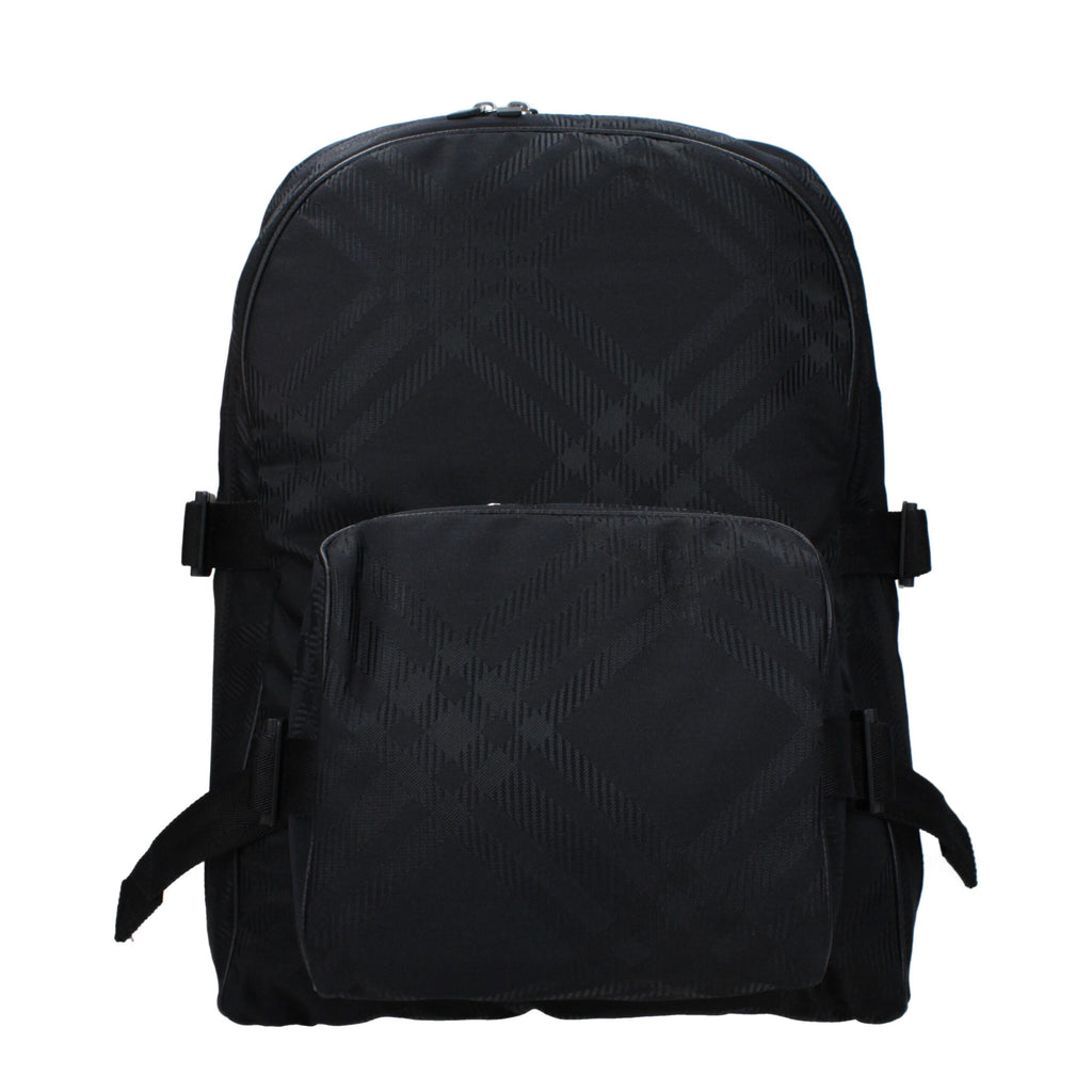 Burberry Black Fabric Backpacks