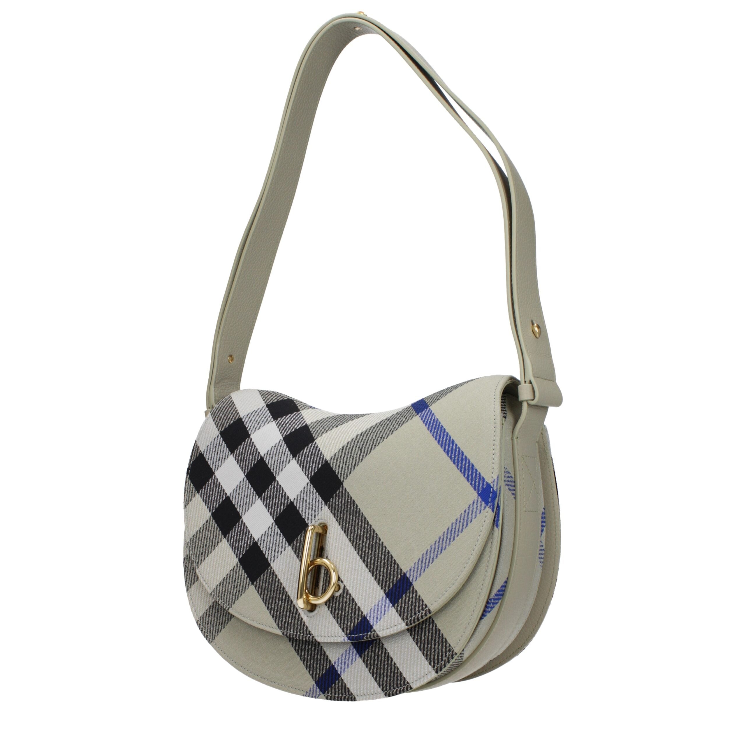 Burberry Gray Fabric Crossbody Bags