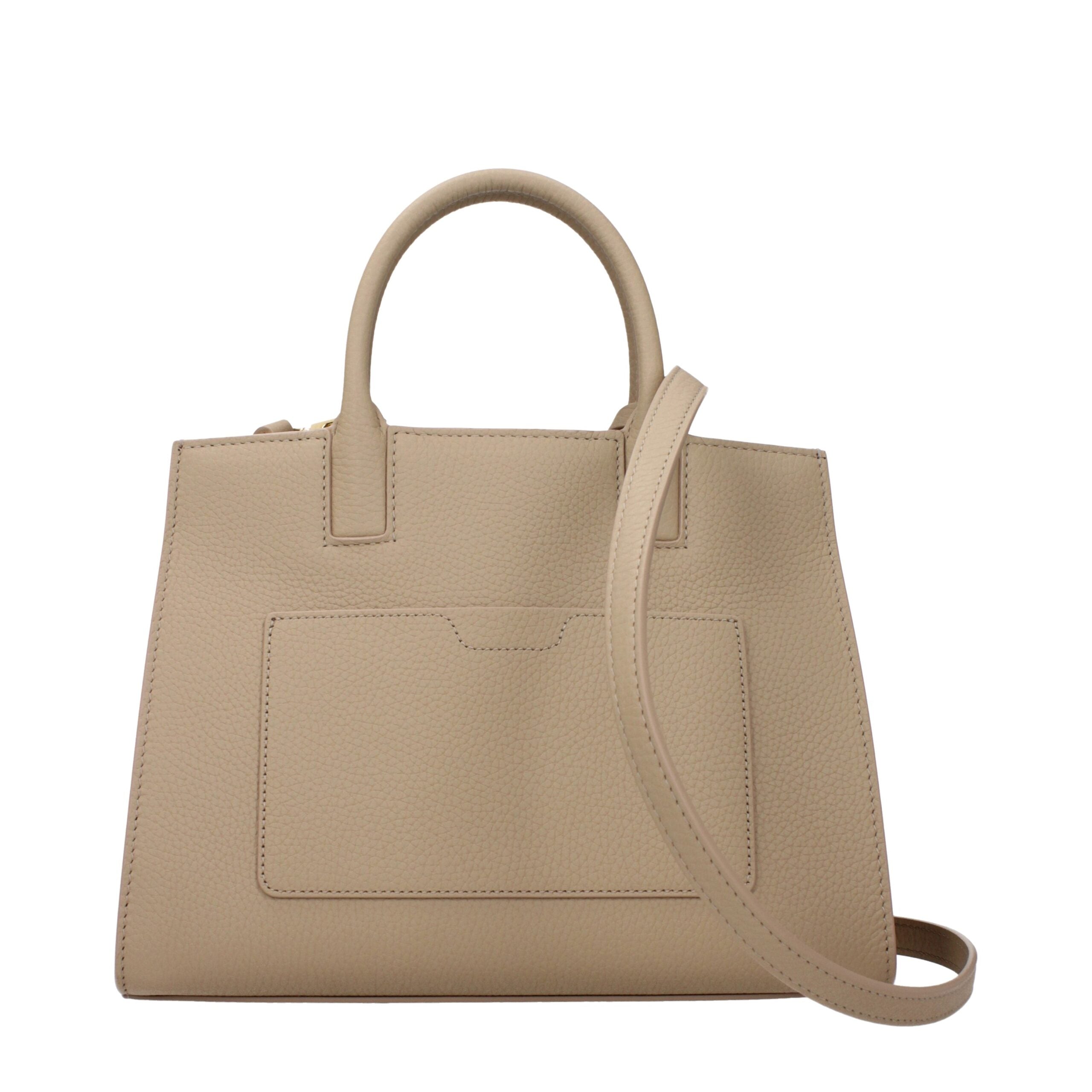 Burberry Beige Leather Handbags