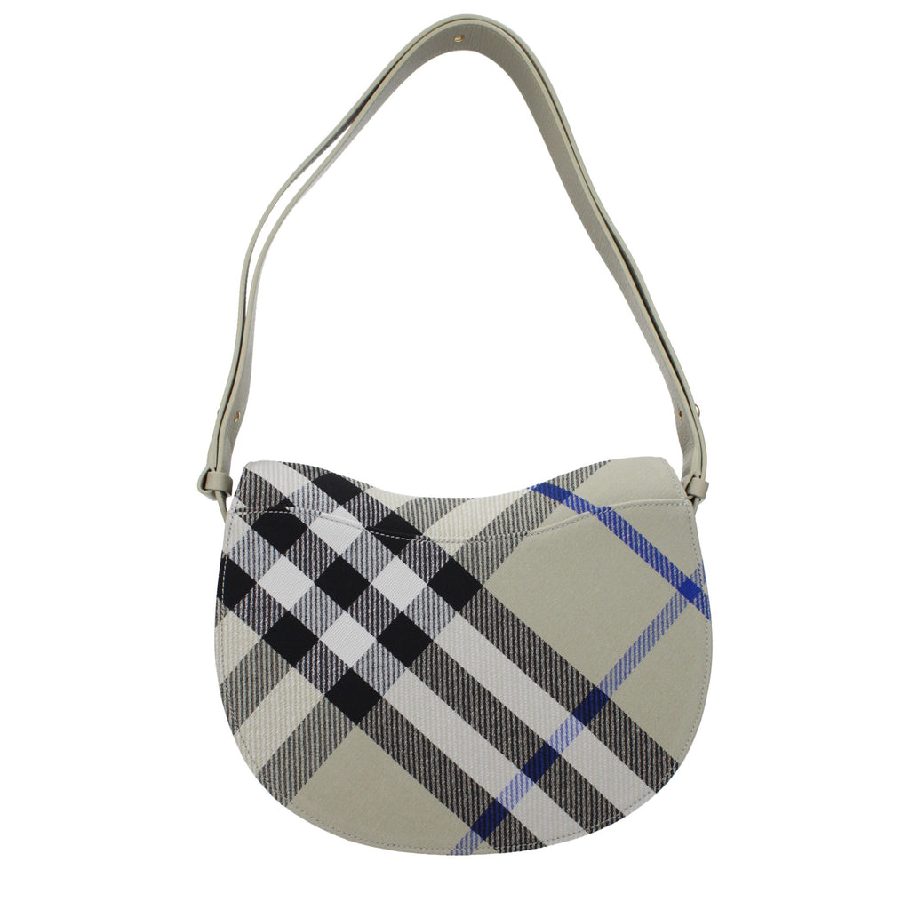 Burberry Gray Fabric Crossbody Bags