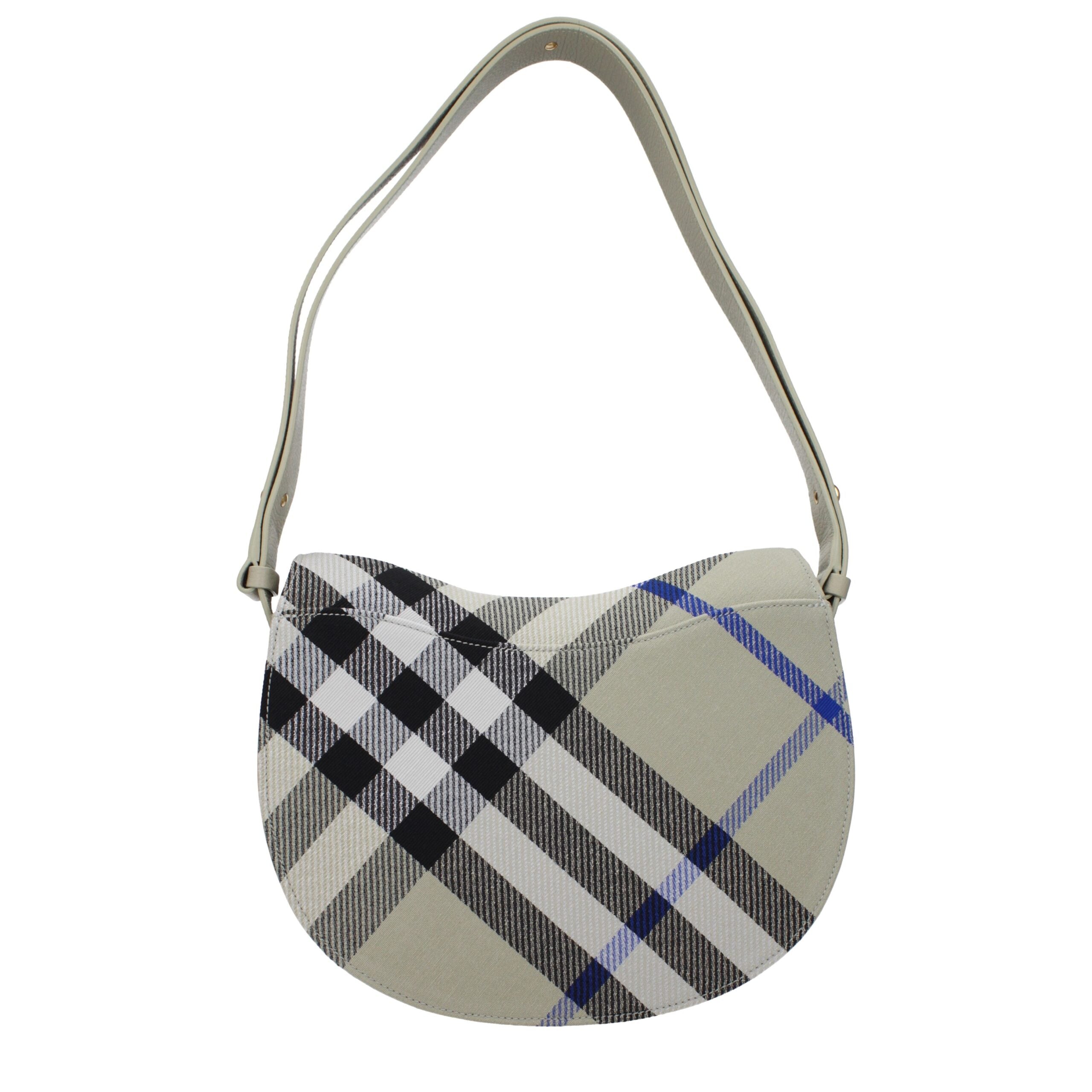 Burberry Gray Fabric Crossbody Bags