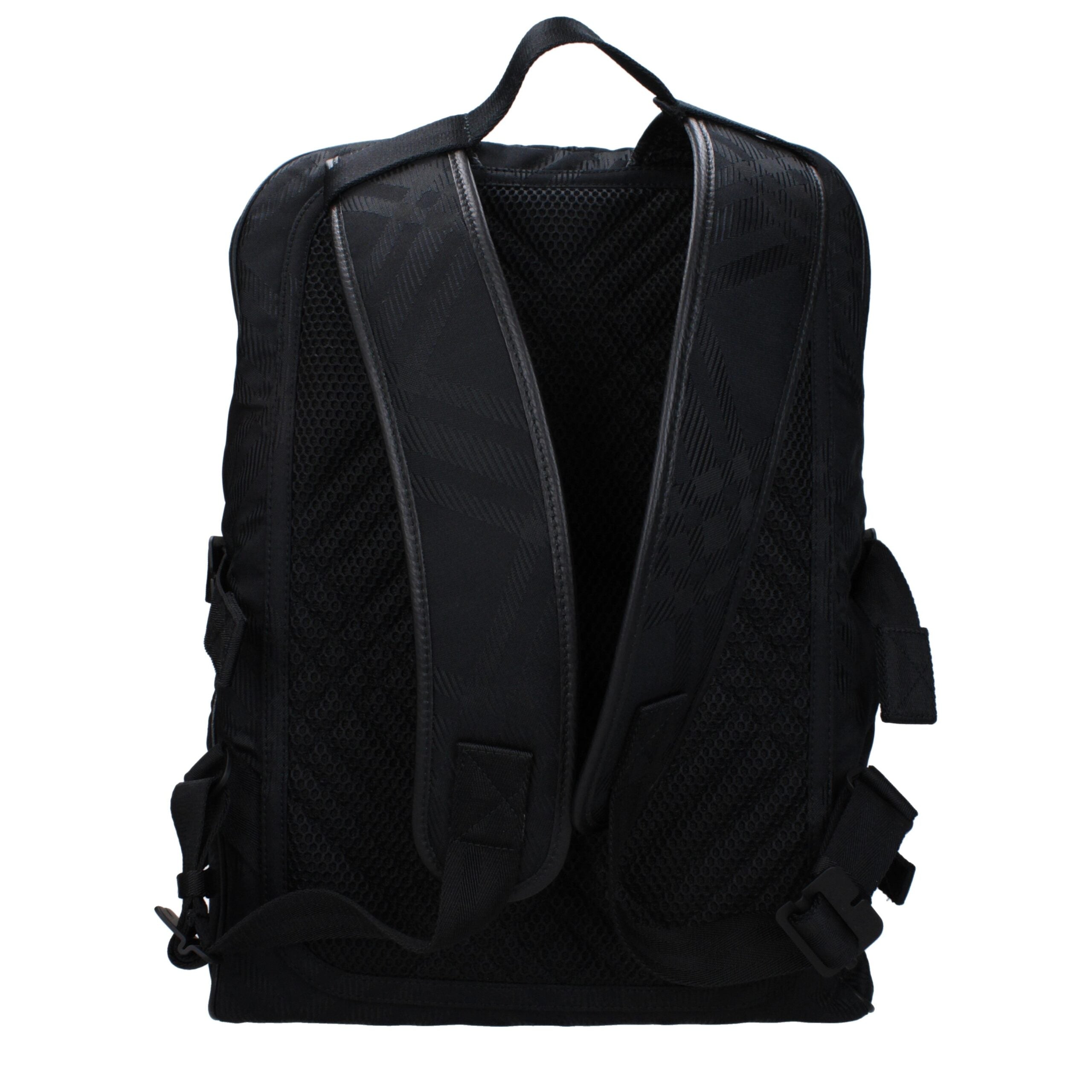 Burberry Black Fabric Backpacks