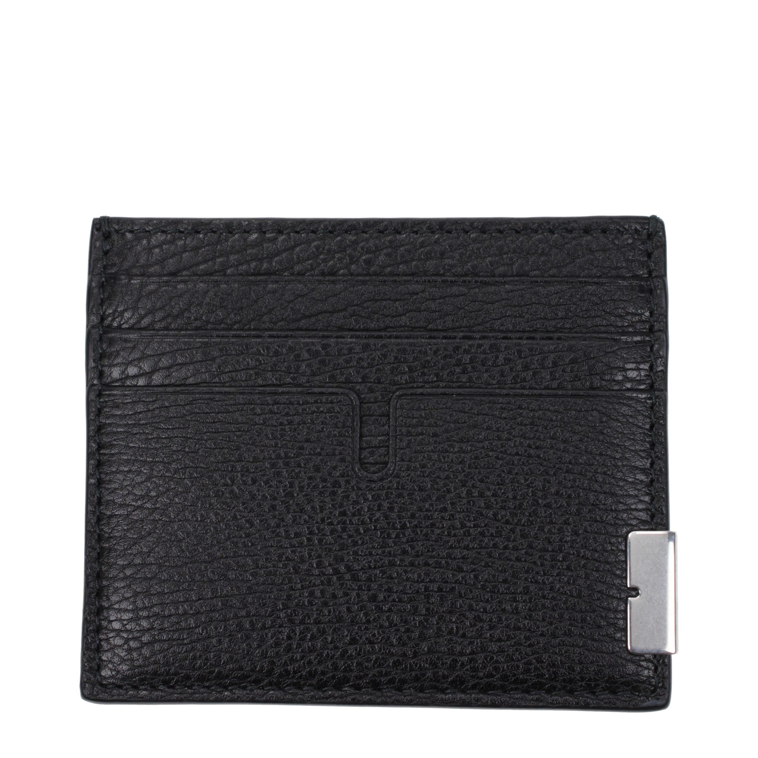 Burberry Black Leather Cardholders